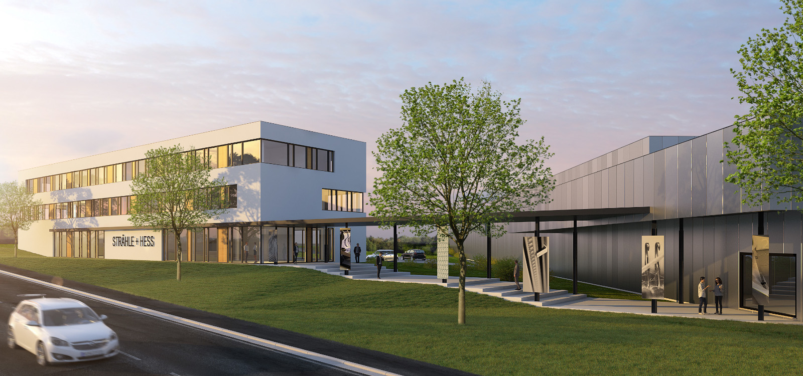 Strähle + Hess Firmengebäude — Außenansicht Althengstett