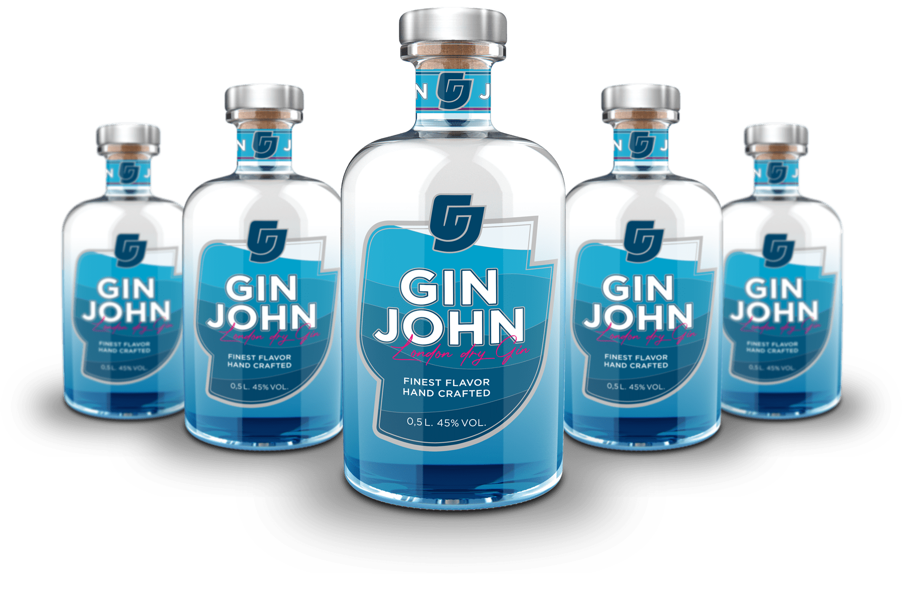 Gin John Flaschendetail
