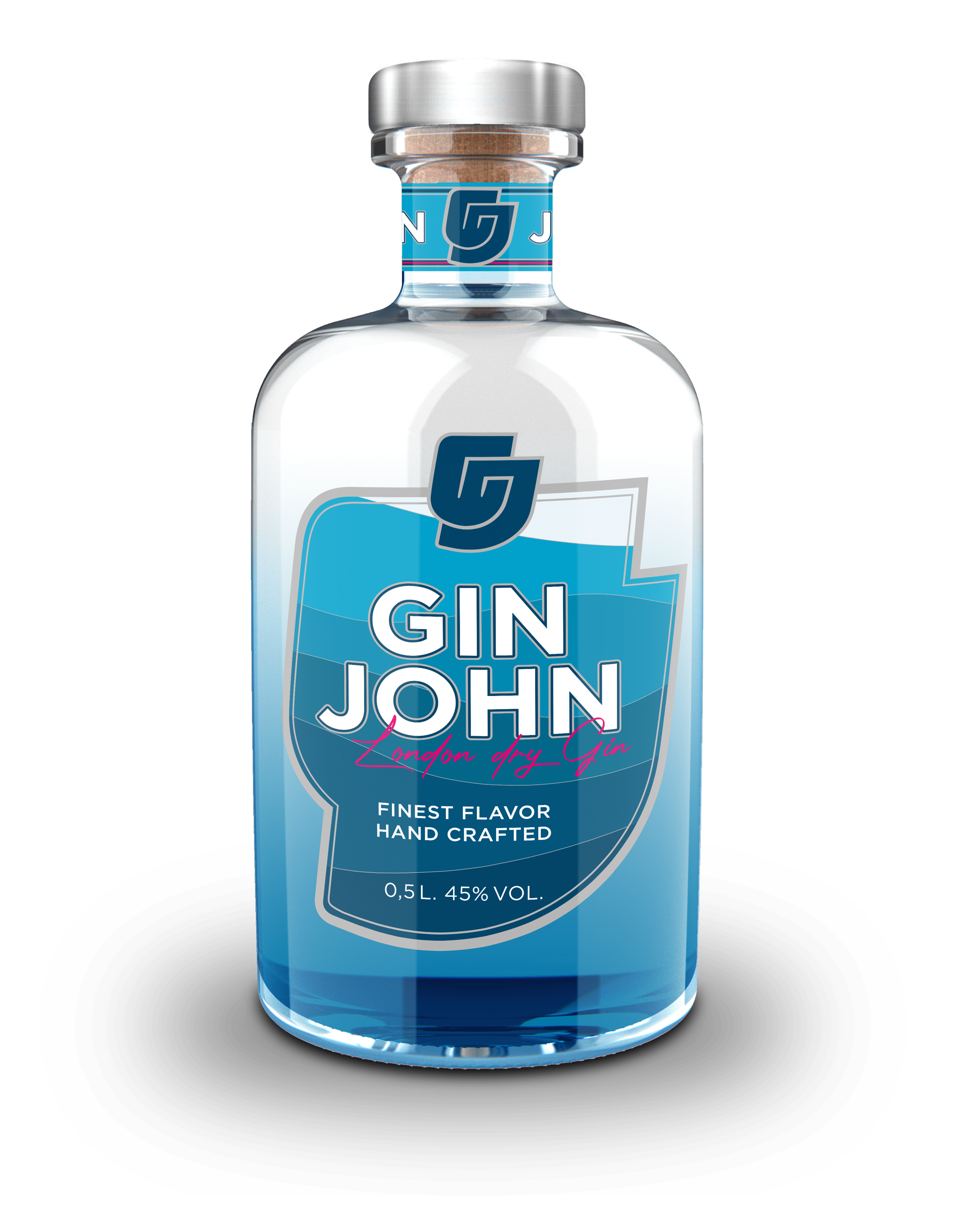 Gin John Premium Gin Flasche — handcrafted London Dry Gin aus der Pfalz