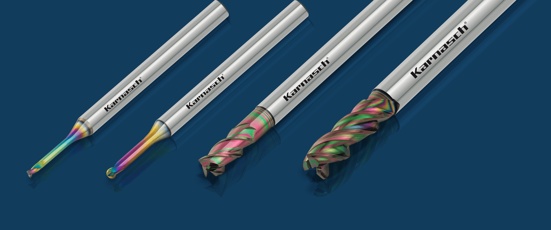 Karnasch Fräser mit Multicolor-Beschichtung
