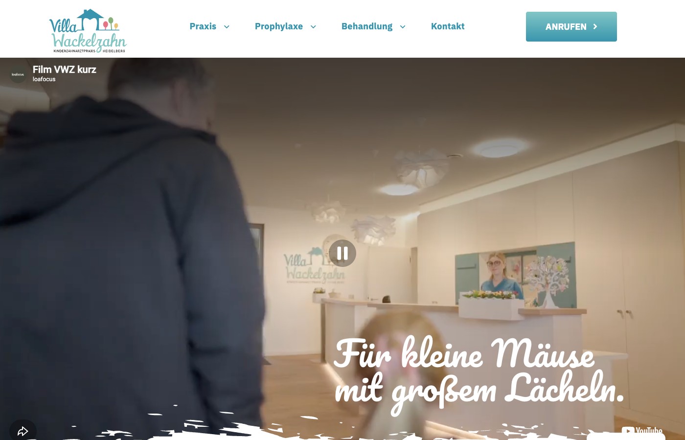 Villa Wackelzahn — Marken-Werkstatt für eine Kinderzahnarztpraxis