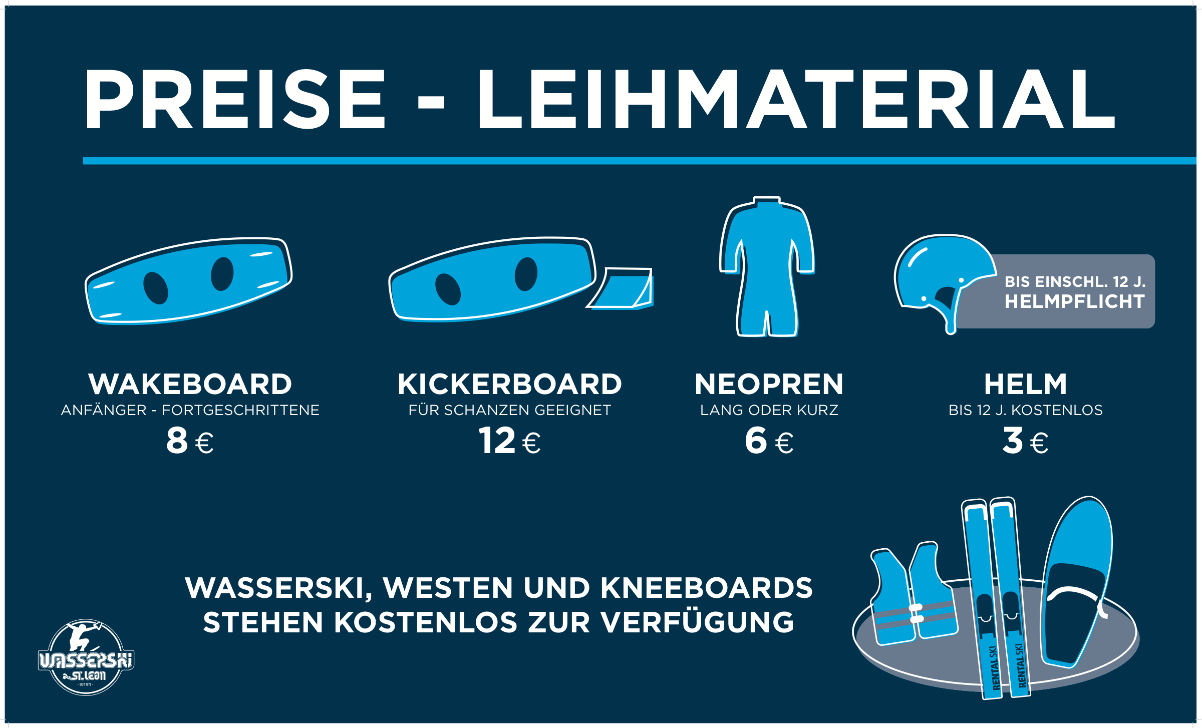 Schild Preise
