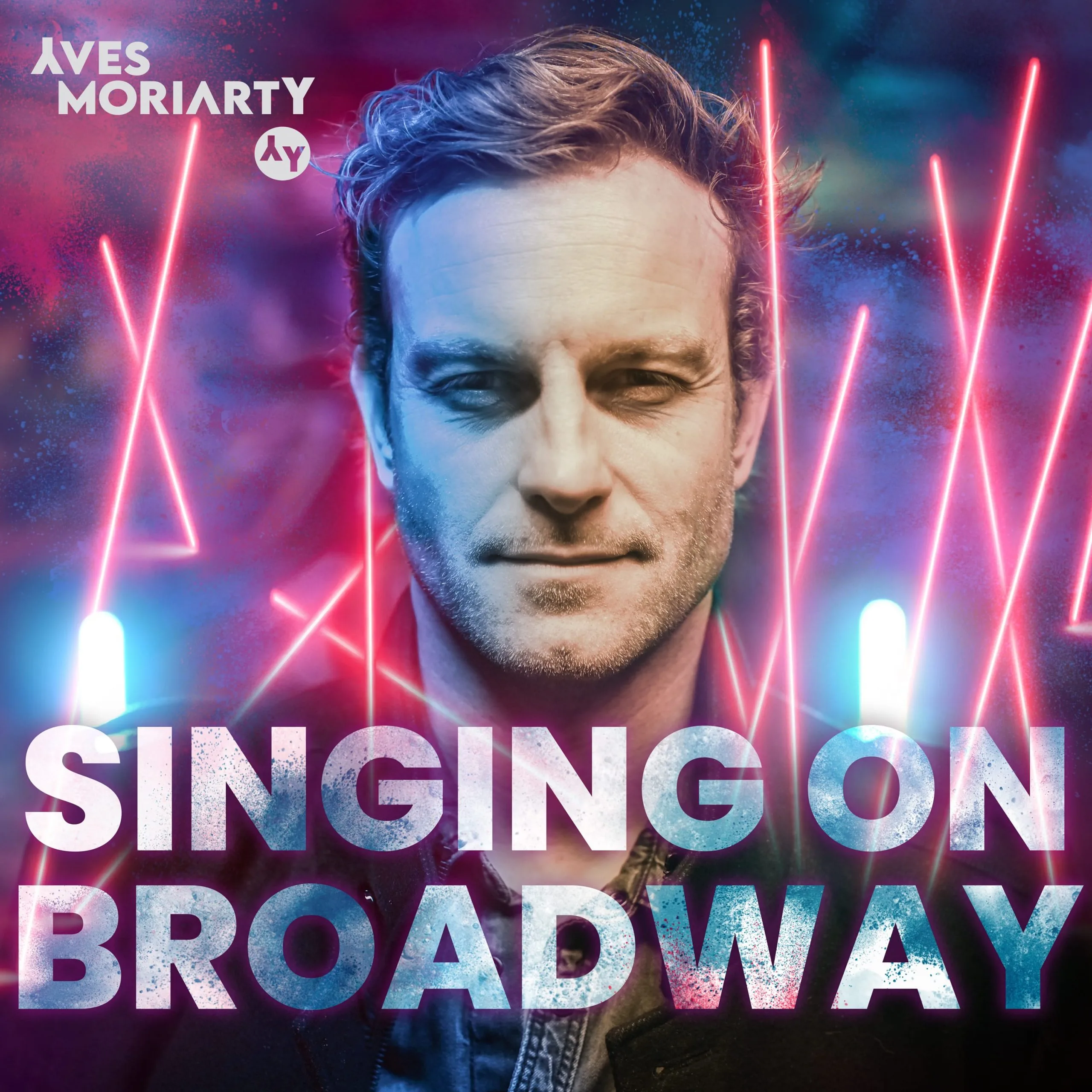 Singing on Broadway — Cover-Artwork Yves Moriarty, gestaltet von REWLO