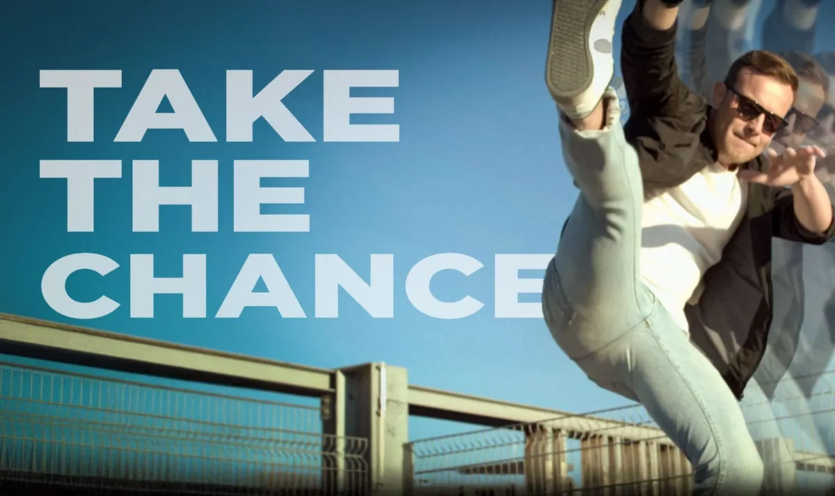 Take the Chance — Cover-Artwork Yves Moriarty, gestaltet von REWLO