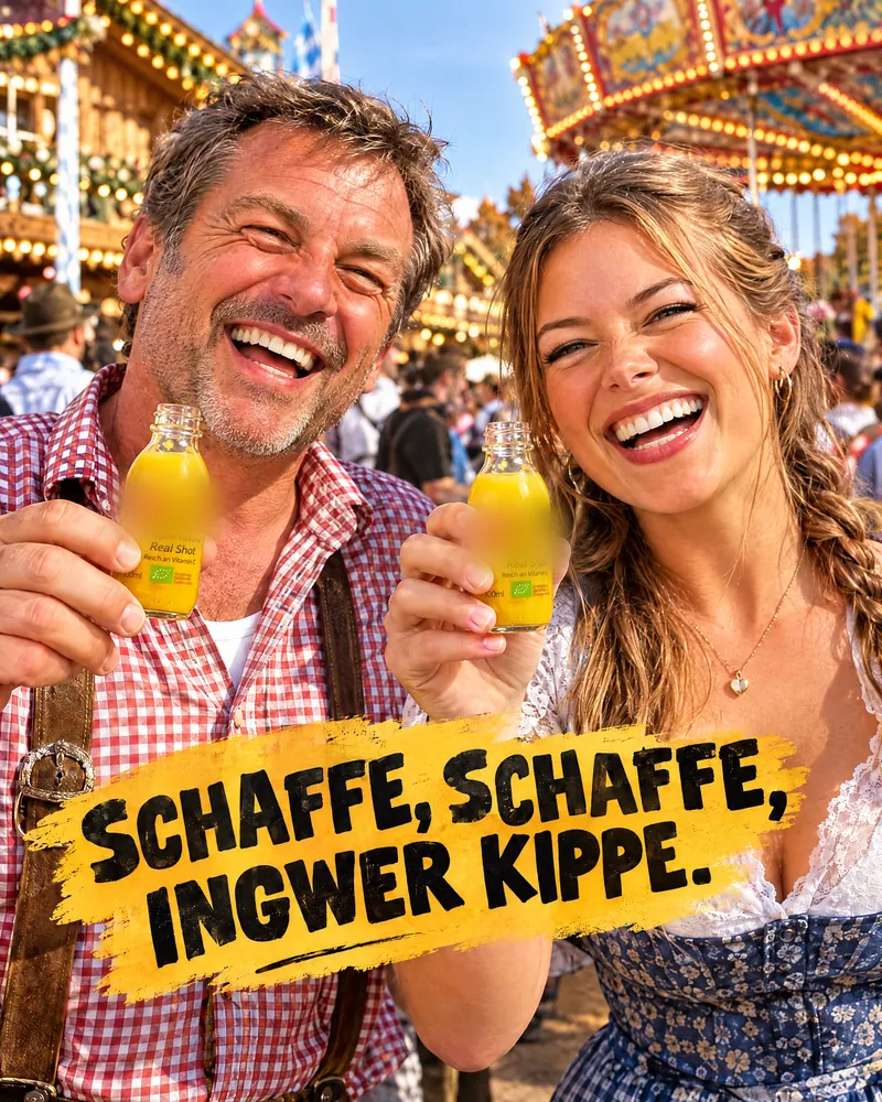 KI-Entwurf: Baden-Württemberg, „Schaffe, schaffe, Ingwer kippe.“